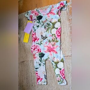 Milk + Coco Camila Cap Sleeve Romper Onesie NWT